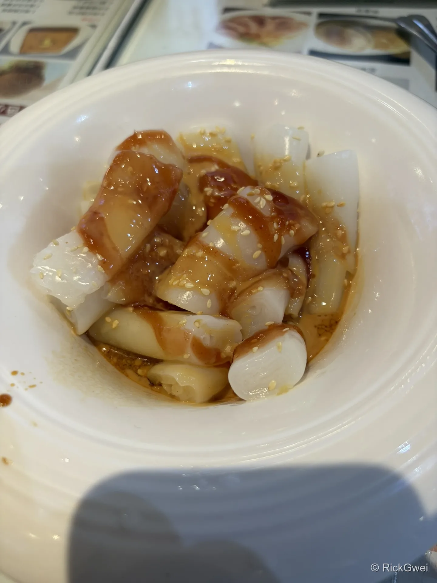 茶餐厅里的猪肠粉